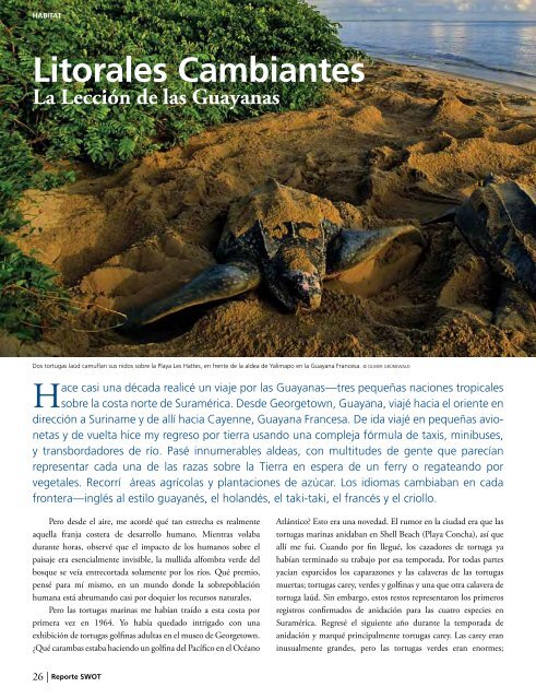 Estado de las Tortugas Marinas del Mundo - The State of the World's ...
