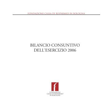 Scarica il Documento - Fondazione Carisbo