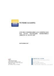 tunisie leasing - Tustex