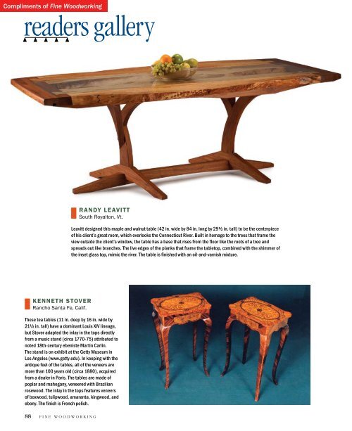 readers gallery Fine Woodworking
