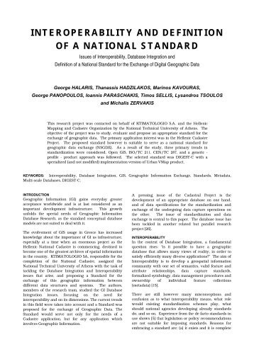 GIS PLANET 98 PROCEEDINGS FORMAT