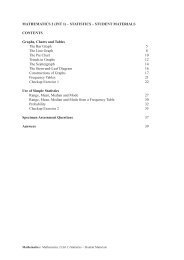 Unit 2 Statistics Booklet - Newbattle Community High School