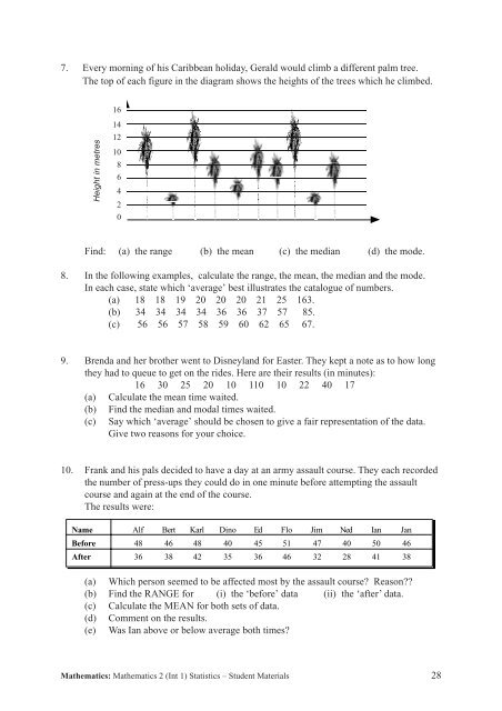 Unit 2 Statistics Booklet - Newbattle Community High School