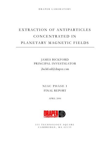 extraction of antiparticles concentrated in planetary magnetic fields