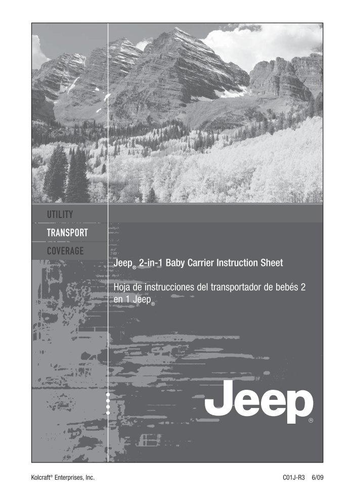 Jeep 2 in sales 1 baby carrier