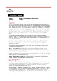 Trainee Project Manager Graduate Scheme - Hiscox