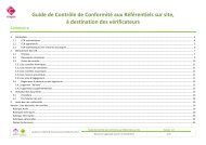 Guide de Contrôle de Conformité aux Référentiels sur site ... - Qualitel