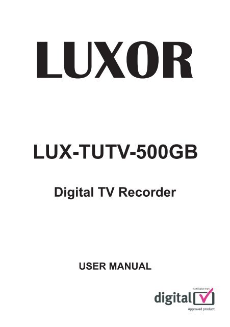 Luxor LUX-TUTV-500GB - Top Up TV
