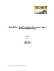 Santa Barbara Ranch Transferable Development Rights - Solimar ...
