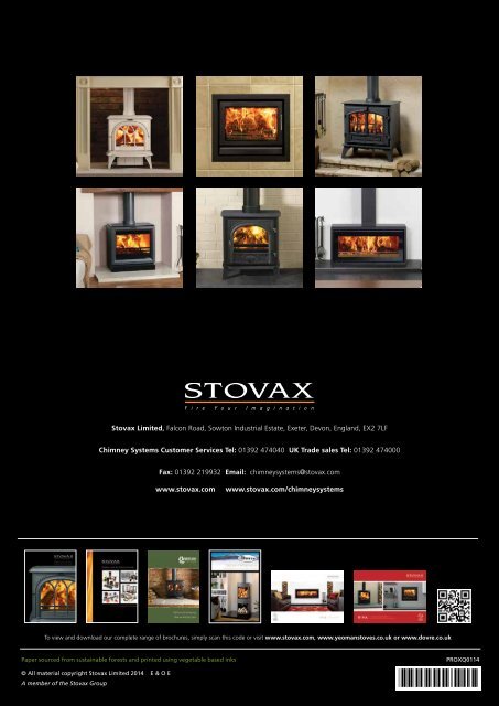Stove & Fireplace Chimney Systems - Brochures