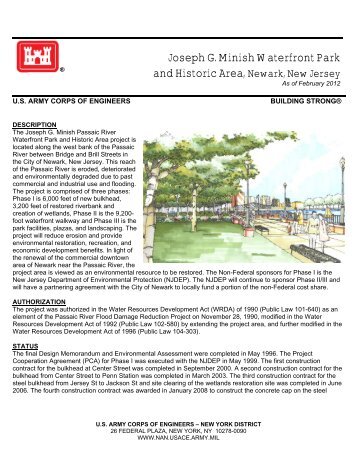 Joseph G. Minish Waterfront Park and Historic ... - New York District