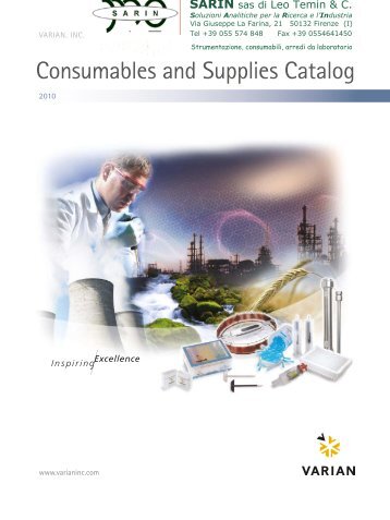 Consumables and Supplies Catalog - Sarin sas