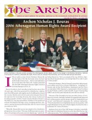 Archon Nicholas J. Bouras - Order of Saint Andrew, Archons of the ...
