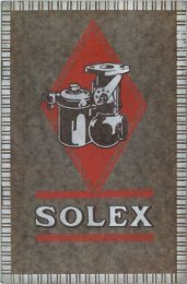 Solex MV and MH Catalogue
