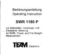 SWR 1180 P - Team Electronic