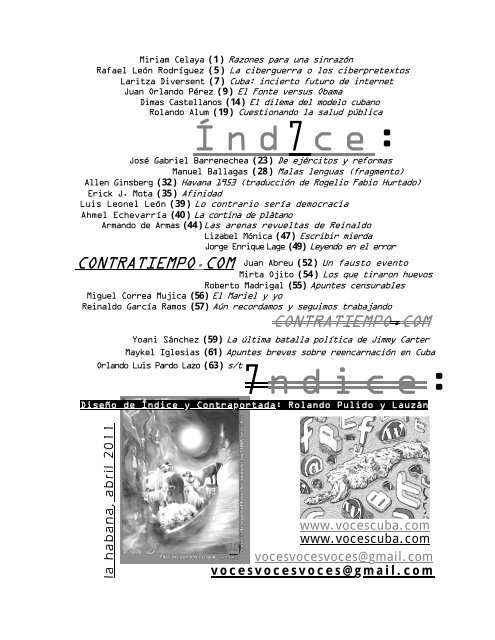 voces 7 (pdf) - Revista Voces