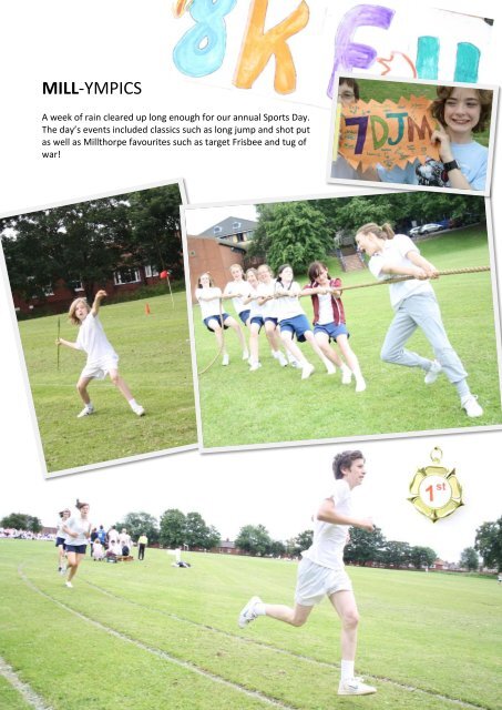 THE SUMMER 2012 - Millthorpe School York