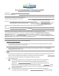STANDARD PROFESSIONAL SERVICE AGREEMENT Contract No.
