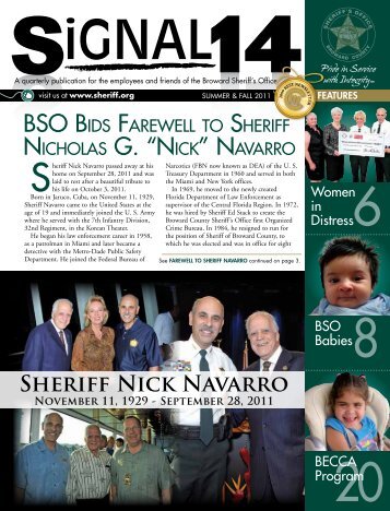 Sheriff Nick Navarro - Broward Sheriff's Office