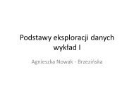 WykÅad nr 1: Wprowadzenie do technik eksploracji danych. Typy ...