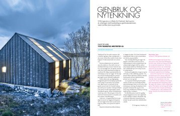 GJENBRUK OG NYTENKNING - Kebony