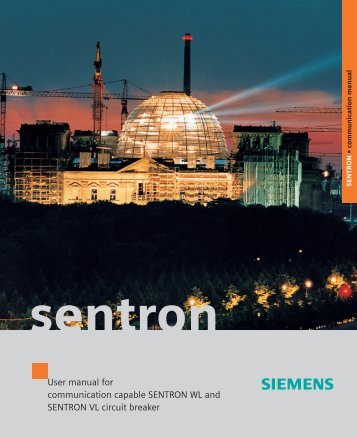 SENTRON communication manual