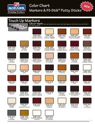 Mohawk Ez Flow Leather Marker Color Chart