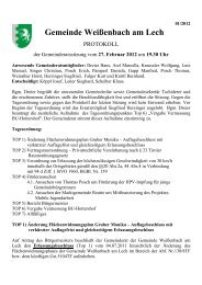 Protokoll vom 27.02.2012 (166 KB) - .PDF - Gemeinde WeiÃenbach ...