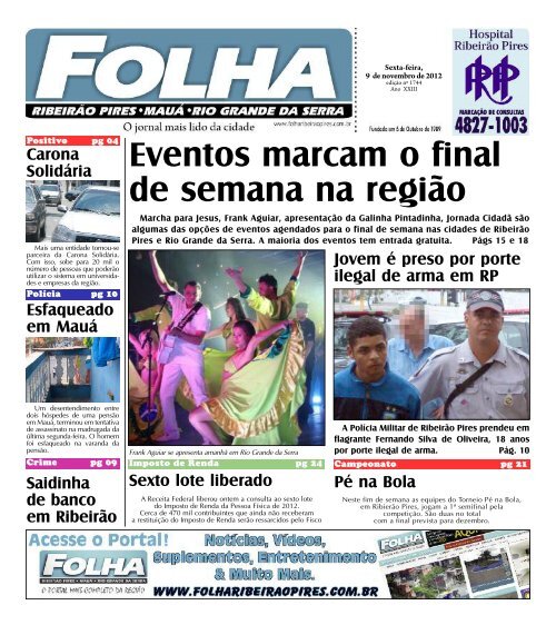 Download da Edição em PDF - Folha Ribeirão Pires