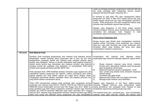 Laporan Maklum Balas Daripada Perbendaharaan Malaysia Ke ...