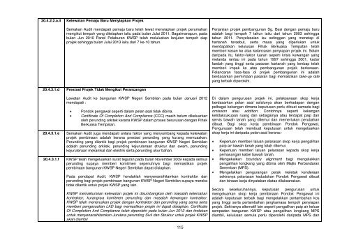 Laporan Maklum Balas Daripada Perbendaharaan Malaysia Ke ...