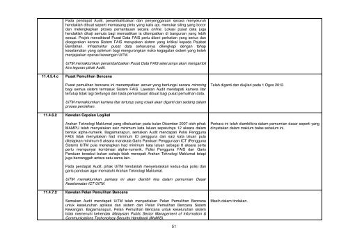 Laporan Maklum Balas Daripada Perbendaharaan Malaysia Ke ...