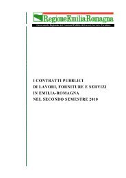 Rapporto 2 semestre 2010 6 luglio 2011 - Territorio - Regione ...