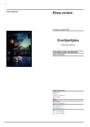 Eraritjaritjaka - ThÃ©Ã¢tre Vidy Lausanne