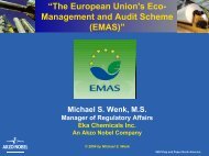 The European Union's Eco- Management and Audit Scheme - NAEM