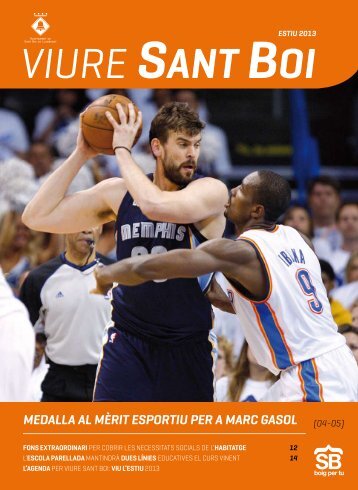 Marc Gasol, portada del butlletÃ­ d'estiu - Ajuntament de Sant Boi de ...