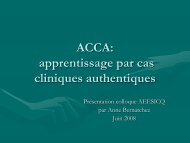 ACCA : apprentissage par cas cliniques authentiques - aeesicq