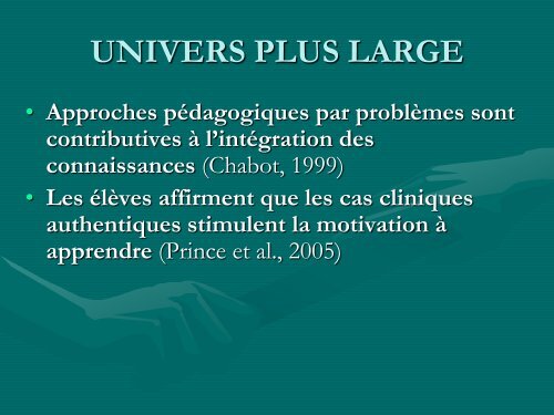 ACCA : apprentissage par cas cliniques authentiques - aeesicq