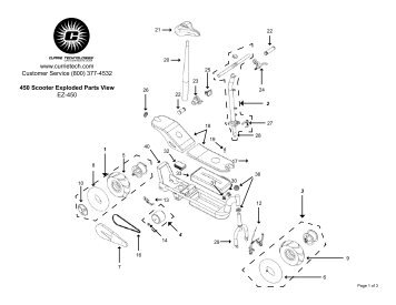 450 Scooter Exploded Parts View EZ-450