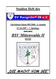 BSV Mittenwalde II - SV Rangsdorf 28