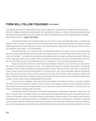 FORM WILL FOLLOW FOQUISMO! MAX BORKA - Designwissen