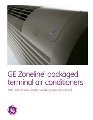 GE Zoneline® packaged terminal air conditioners - GE Appliances