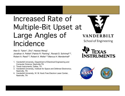 Increased Rate of Multiple-Bit Upset at Large Angles of Incidence