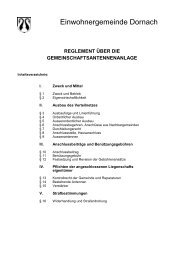 GGA-Reglement. - Dornach