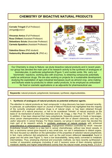 chemistry of bioactive natural products