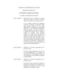 C11 Principes et pratique de l'assurance - Insurance Institute of ...