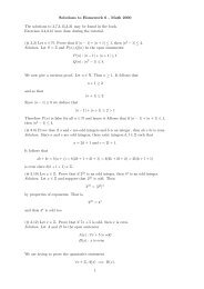 Solutions to Homework 6 - Math 2000 The solutions to 3.7,3.15,3.21 ...