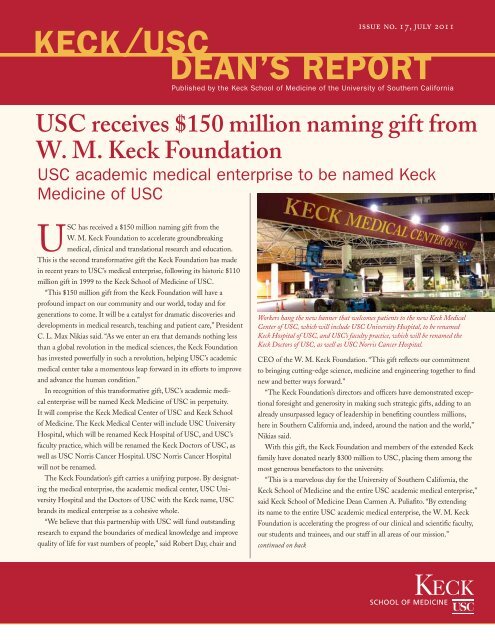 Download PDF - Keck School of Medicine of USC - University of ...