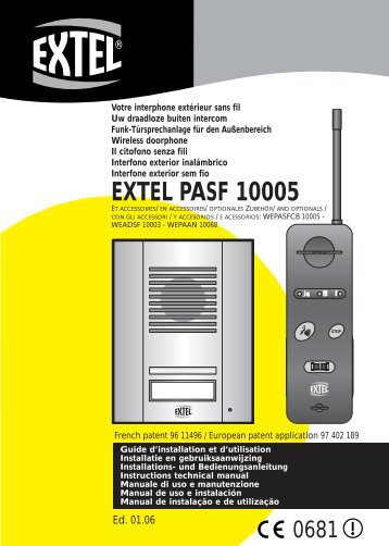 EXTEL PASF 10005 - mit Sicherheit ... von Sockel