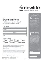 Donation Form - Newlife Foundation